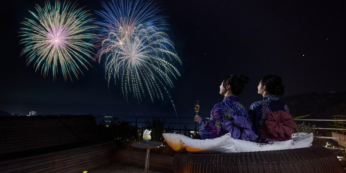 「リゾナーレ熱海」で1日1組限定の「絶景花火旅」がスタート