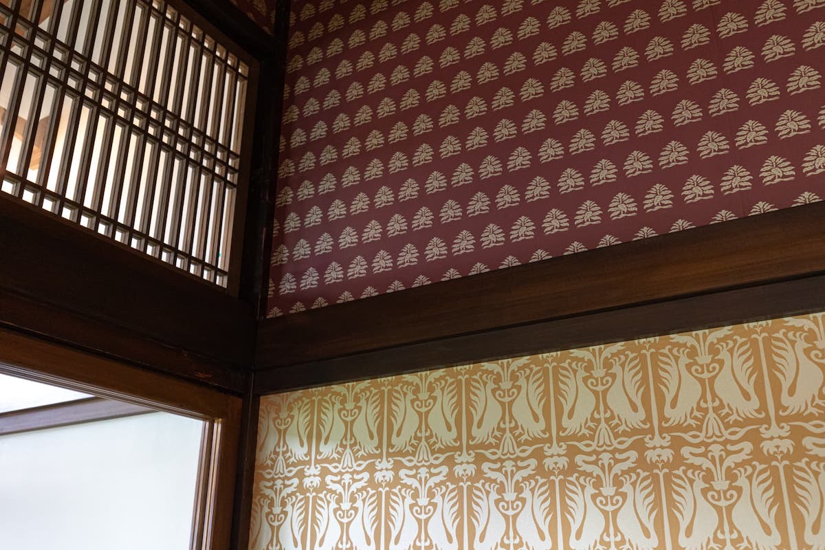 「荻外荘」の「食堂」