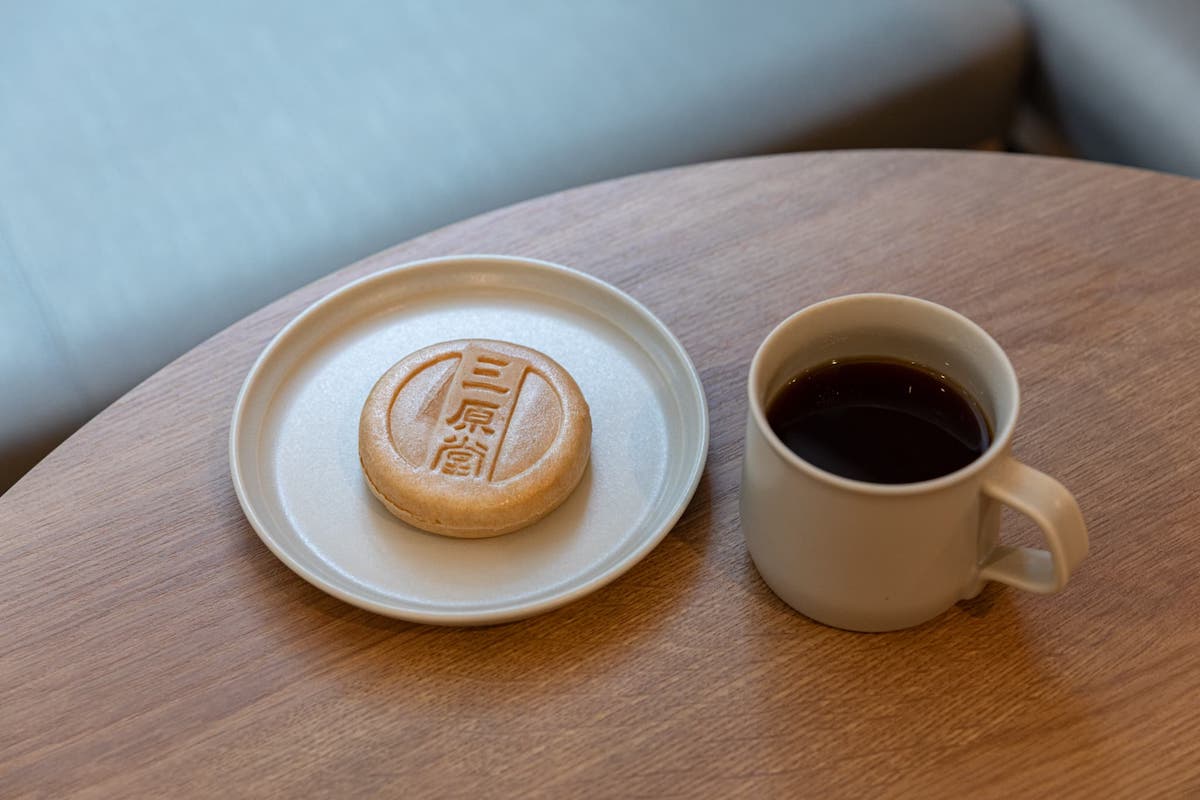 スイーツセットの「大最中」1000円