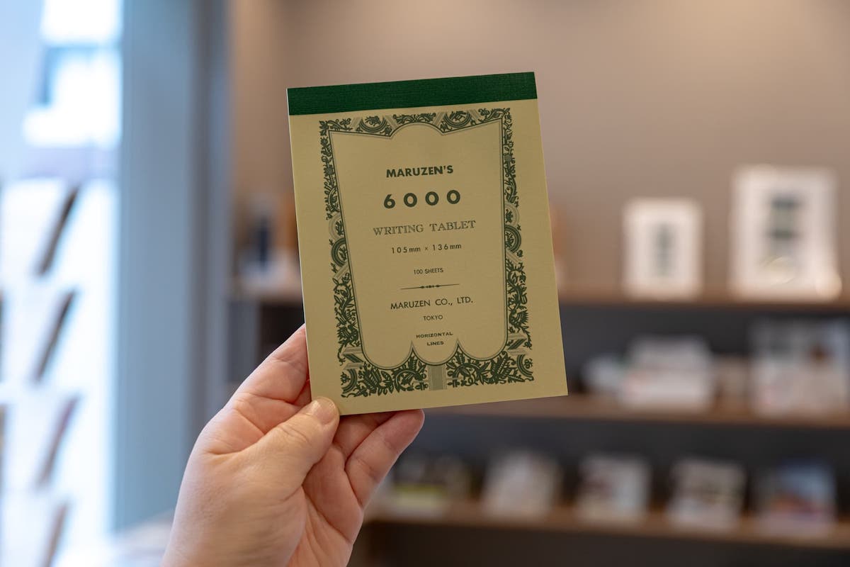 メモ帳「MARUZEN'S 便箋#6000」308円