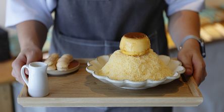 【大阪・谷六】「あめとかき氷 chez TANIGUCHI」で氷自体がミルクセーキのかき氷に舌鼓