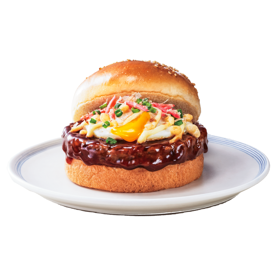 「伊藤ハム米久HD」の「ソイミートのOKONOMIYAKI風BURGER」