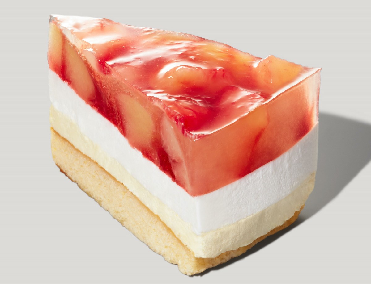 「ピーチ&ミルクケーキ」580円
