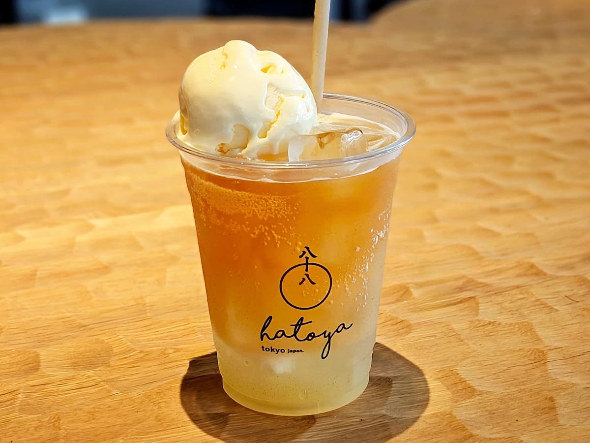 渋谷限定「和紅茶レモネードフロート」1200円