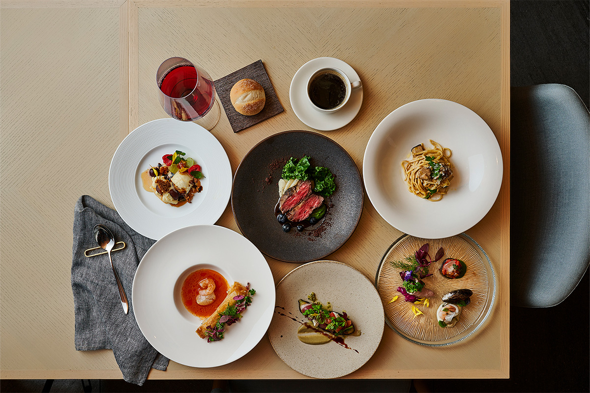 ディナーコースイメージ／画像提供：東京庭園美術館