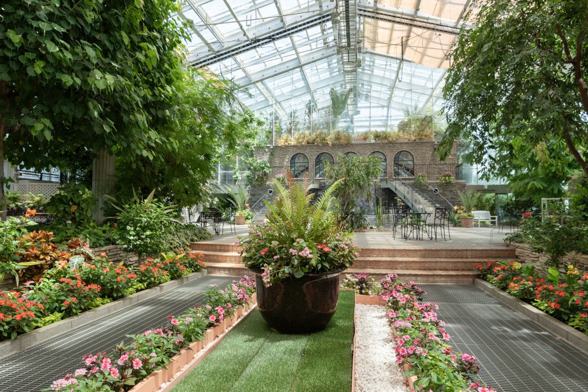 エリアごとに異なる世界が演出されている