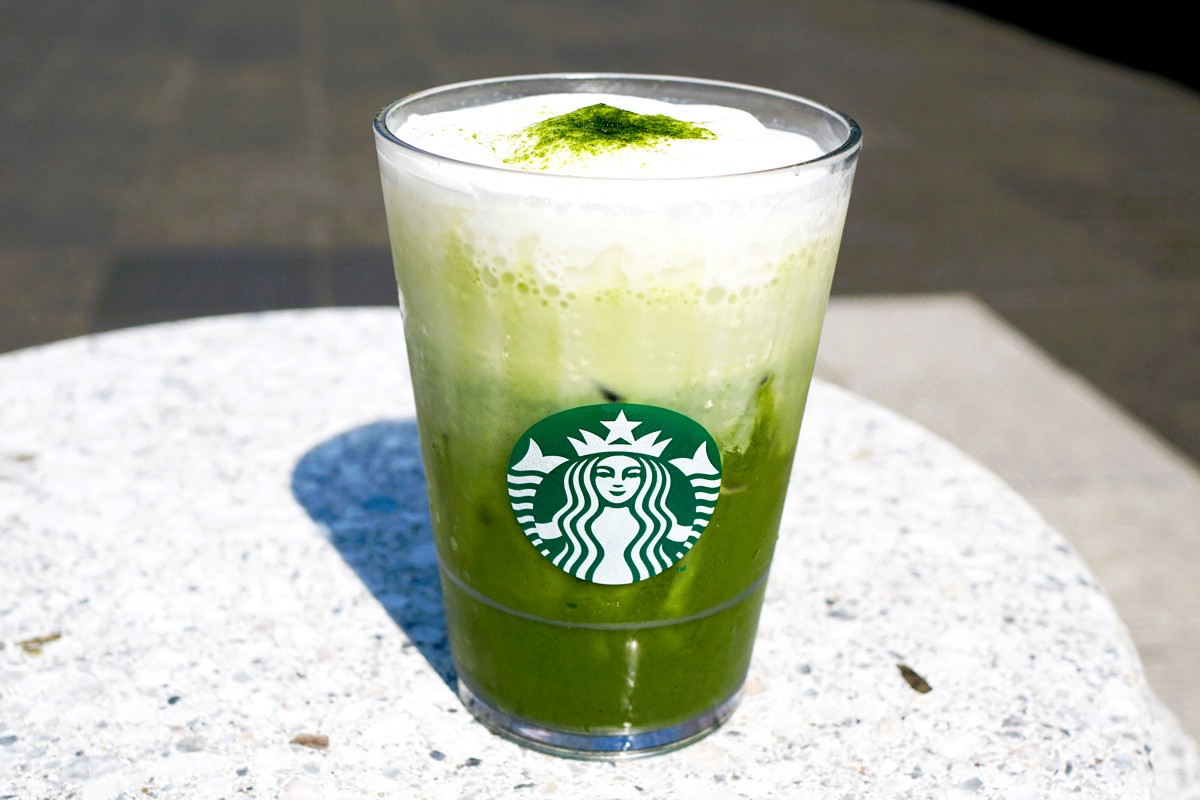 「涼み 抹茶 ムース ティー」Tallサイズのみ 579円(持ち帰り)、590円(店内利用)