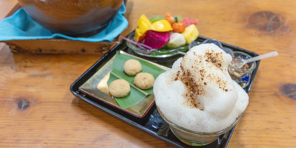 【首里城周辺】琉球王朝の香りを「ぶくぶく茶 嘉例」で体験