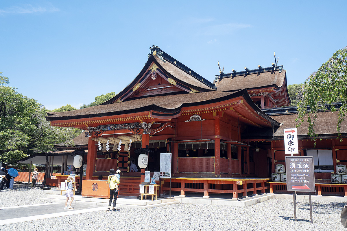 拝殿は本殿と同じく徳川家康が寄進したもの