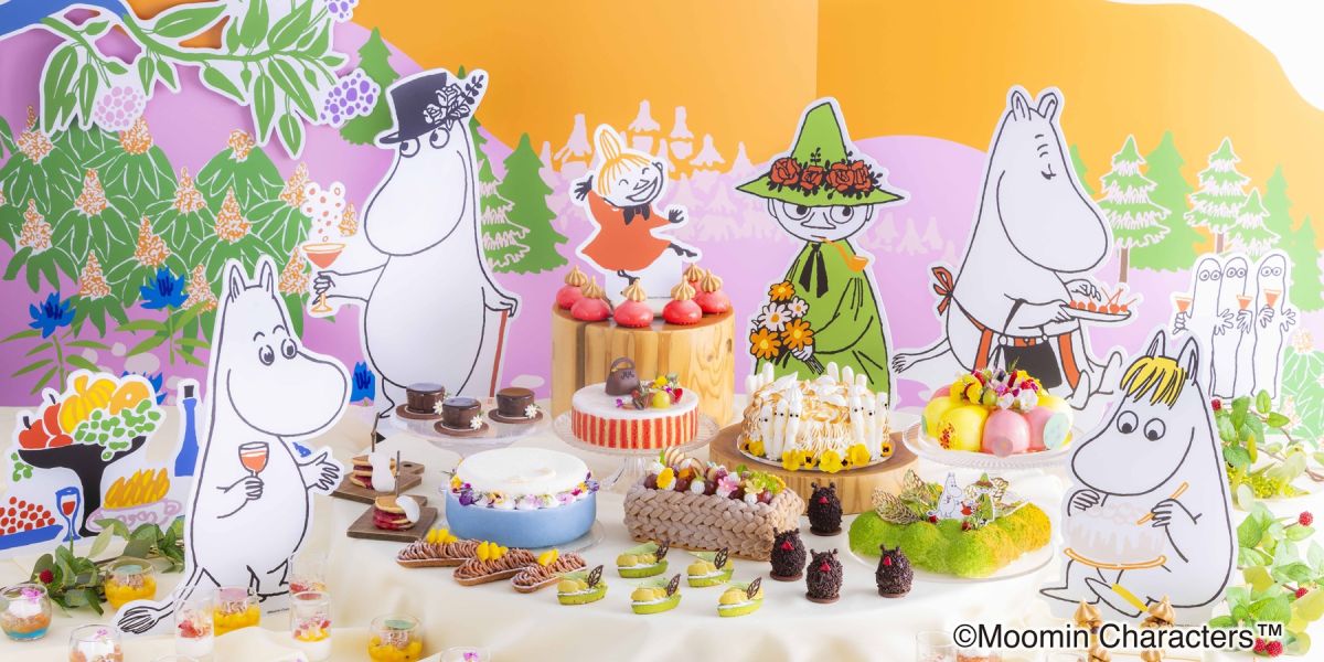 【ヒルトン大阪】「スイーツビュッフェ ～ムーミン谷のティーパーティー～」と「リトルミイのスペシャルアフタヌーンティー」