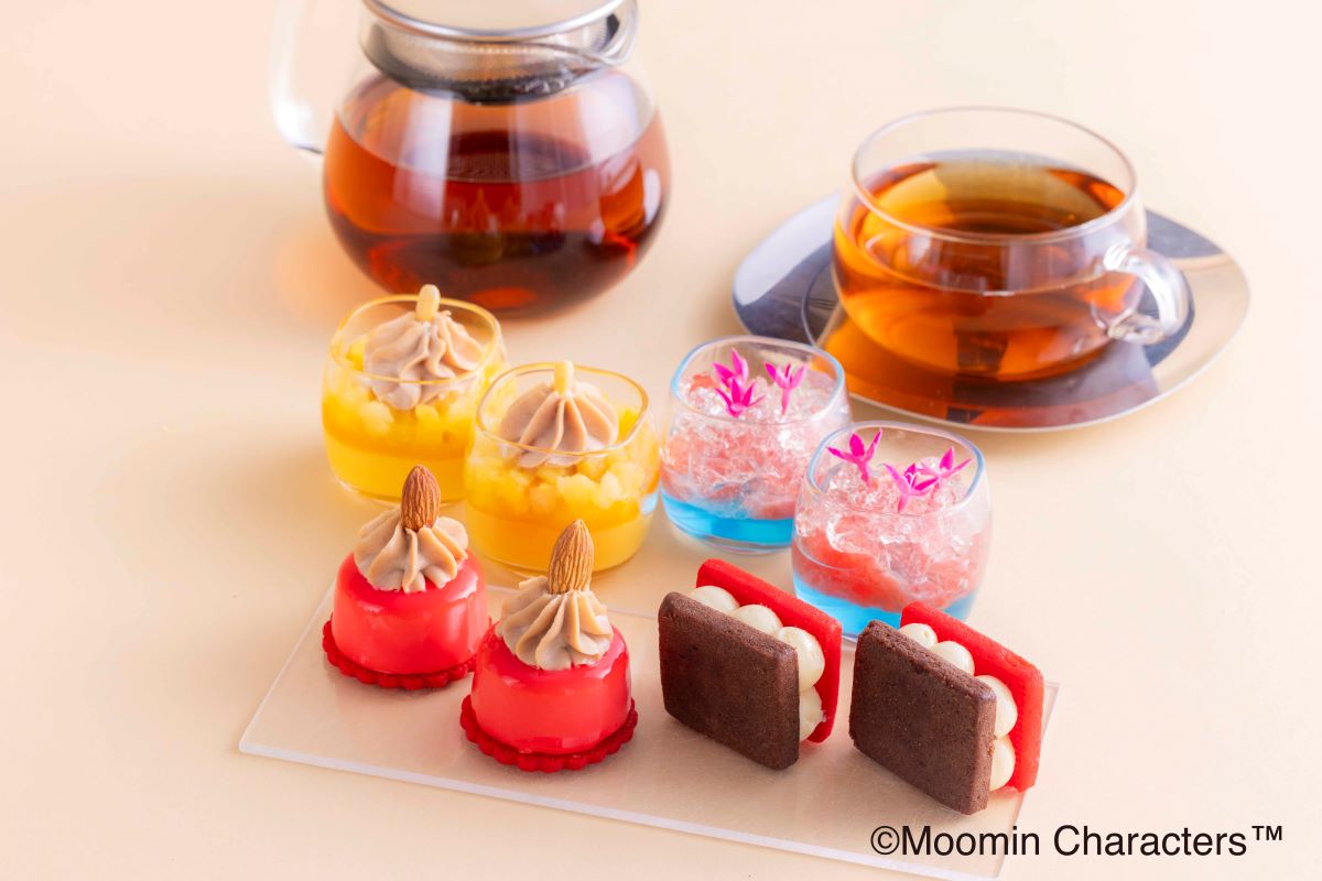 「リトルミイのアフタヌーンティー」　スイーツメニュー（一部）