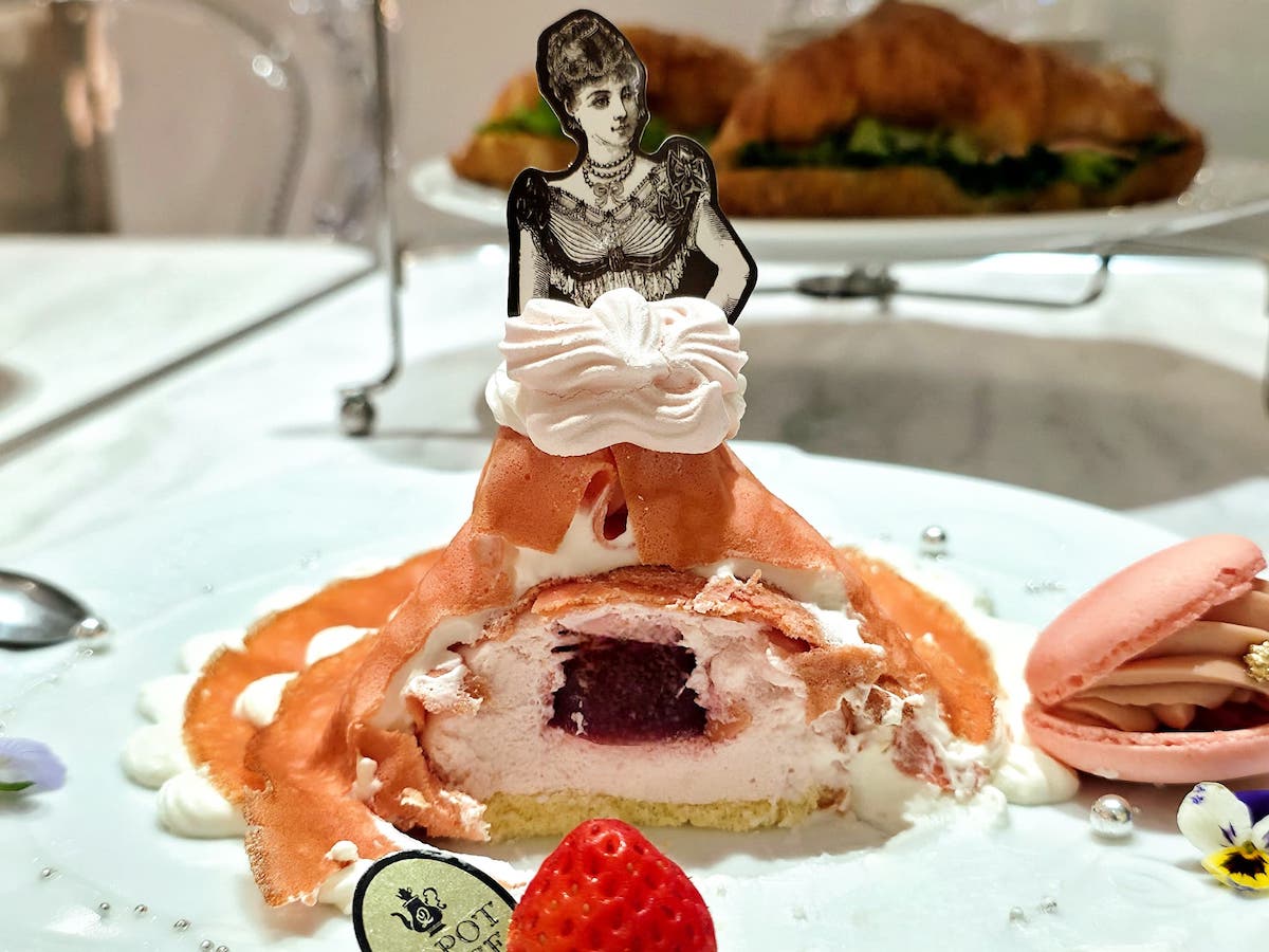 Q-pot CAFE.日比谷シャンテ店「エトワール・デセール~ロゼ・フランボワーズ~」