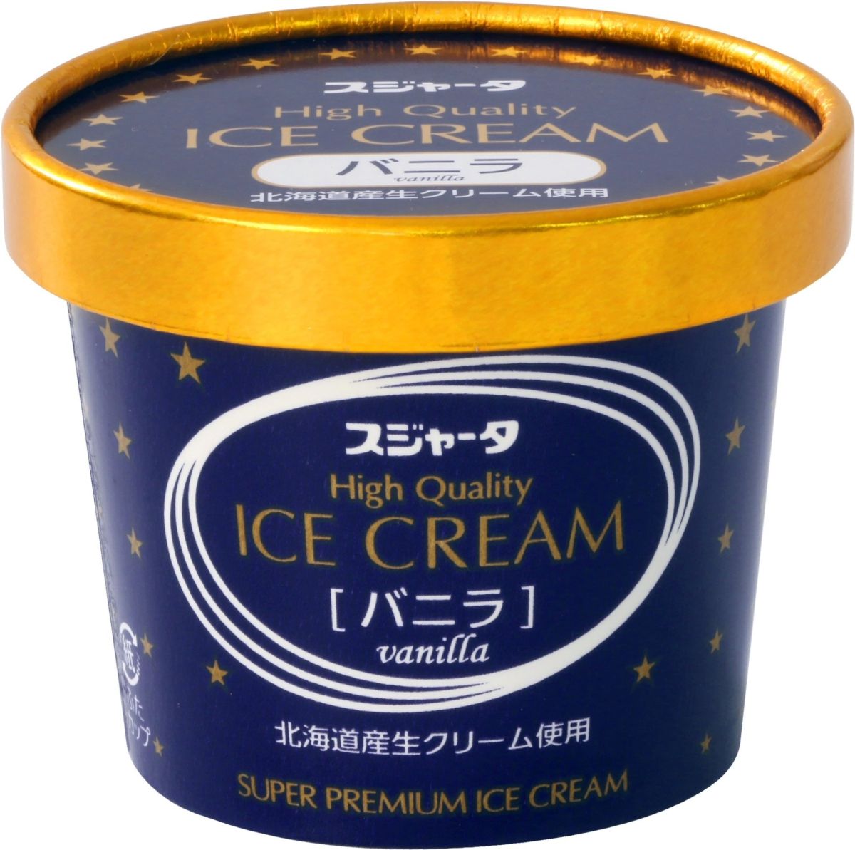 シンカンセンスゴイカタイアイス”  （スジャータアイスクリーム　バニラ味） 390円(税込)