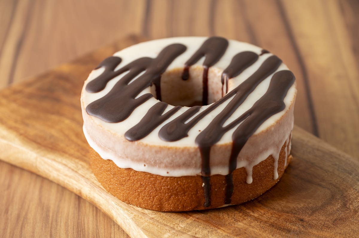 「道の駅 八千穂高原」大胆な紋様！　白樺バーム1460円