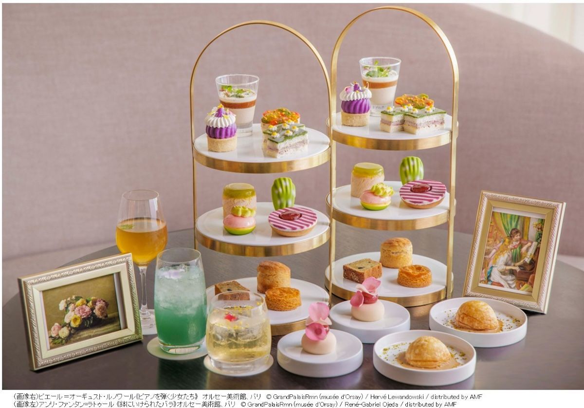 フォーシーズンズホテル東京大手町 「オルセー印象派展 コラボレーションアフタヌーンティー」1