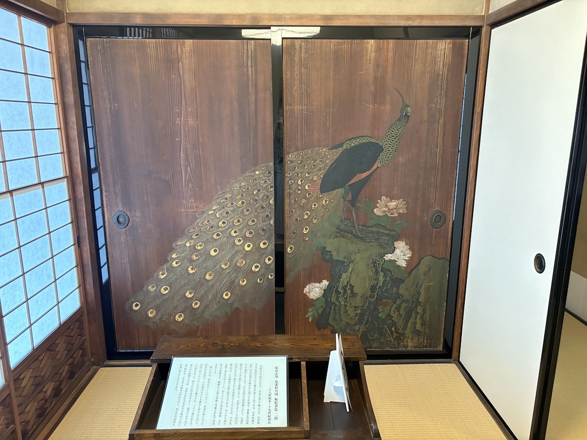 「旧三井家下鴨別邸」内玄関次の間