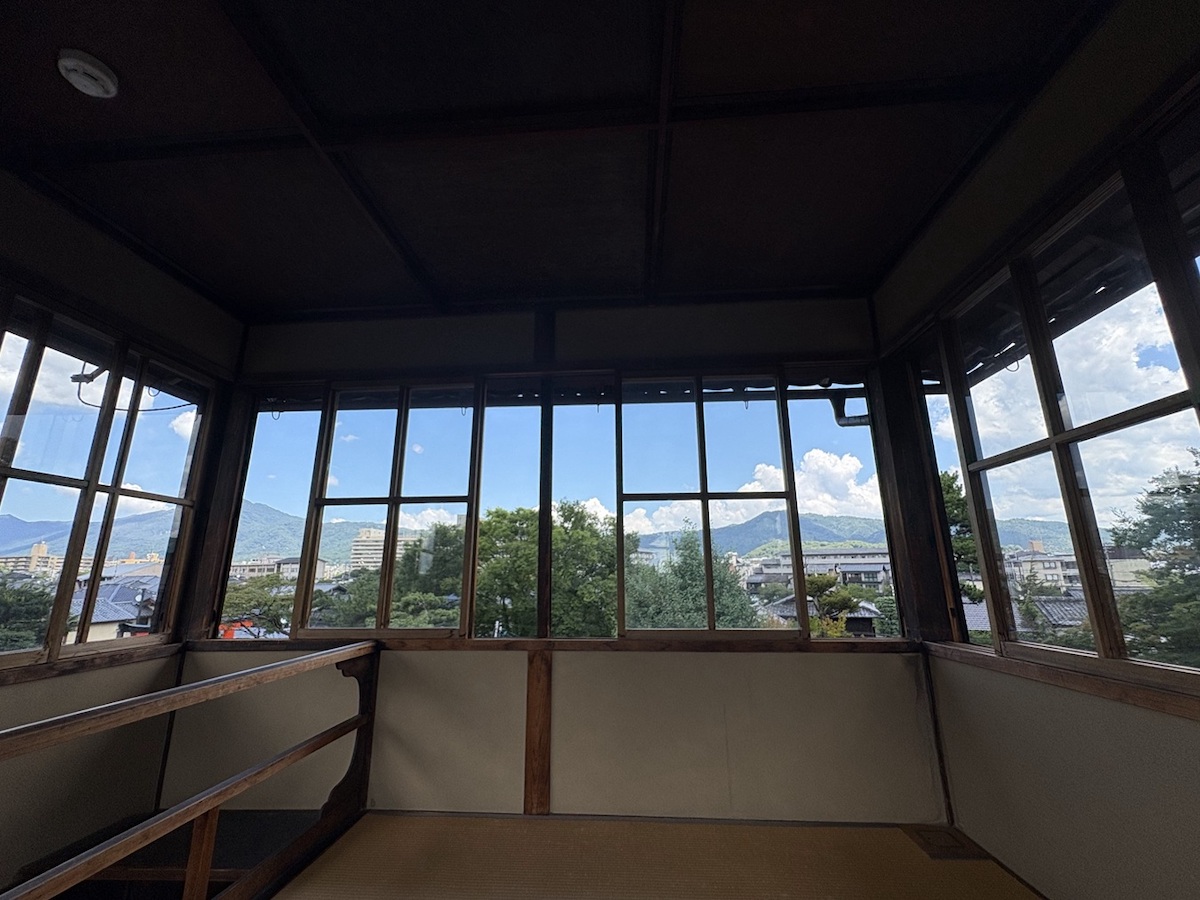 「旧三井家下鴨別邸」主屋3階の望楼 2