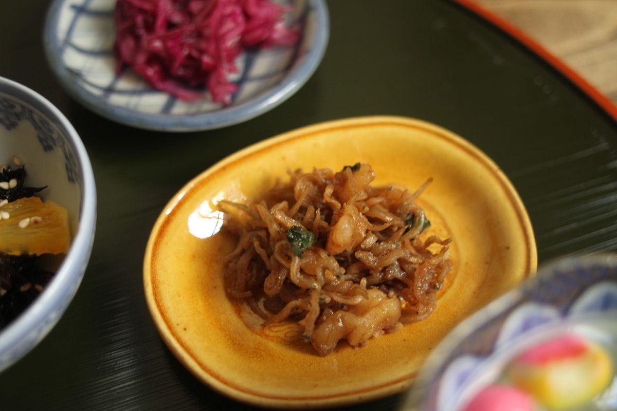「じゃことくるみの大葉味噌（ご飯とともに）」
