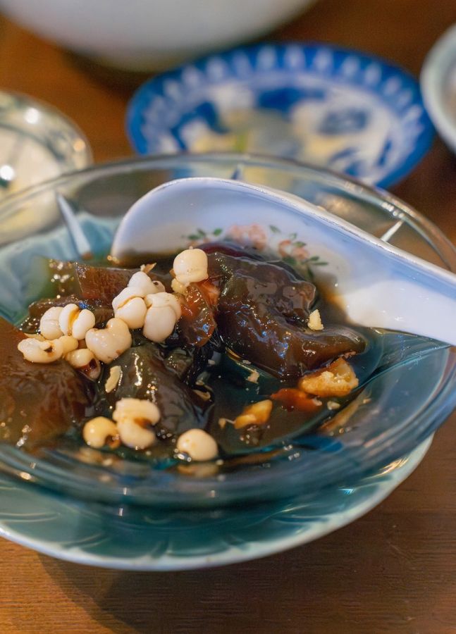 「仙草ゼリーの黒糖シロップ」2