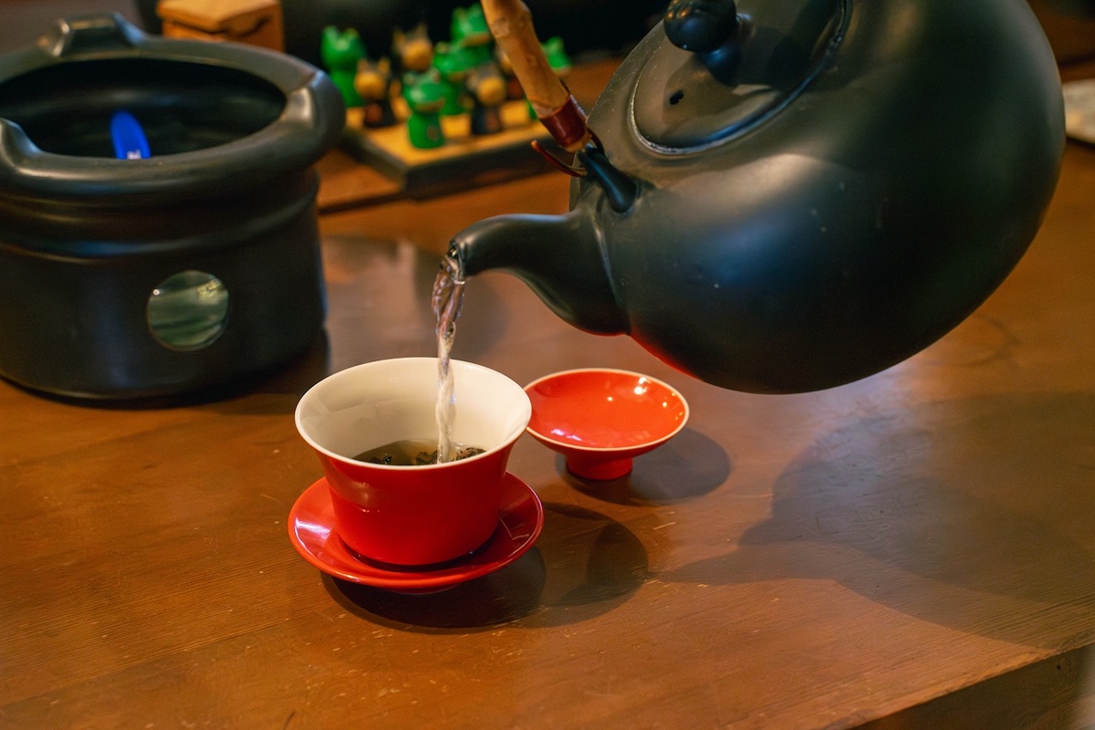 台湾茶はお湯を継ぎ足しながら2・3杯楽しめる