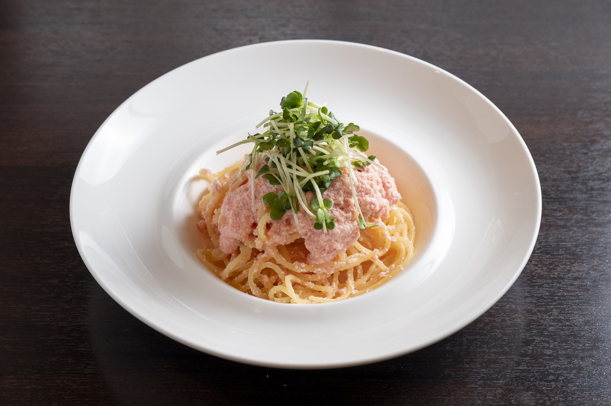 川場産リコッタチーズと明太子のパスタ1500円