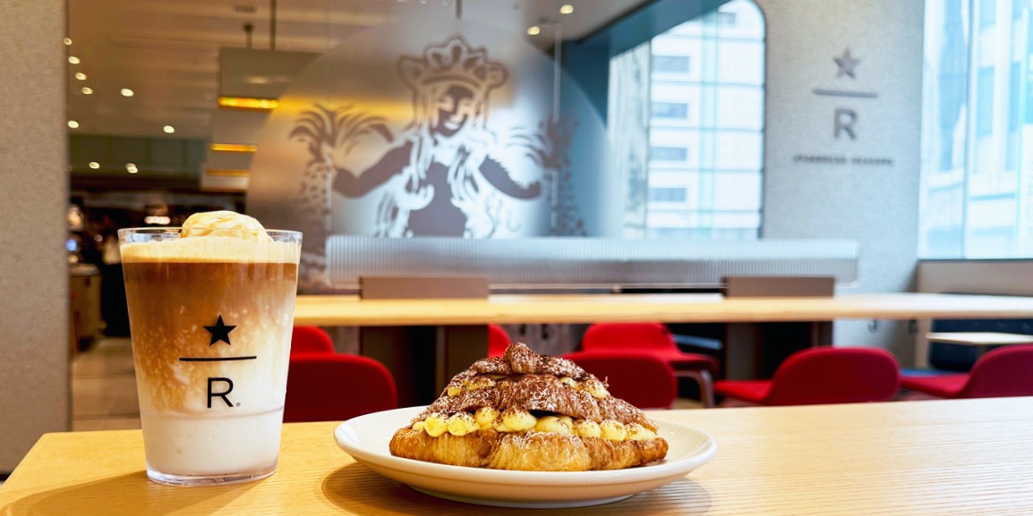 【スタバ情報】新宿に、新カフェベーカリー誕生！「スターバックス リザーブ® カフェ 新宿マルイ本館2階店」は、店舗限定メニューも多数。おすすめカスタムも！