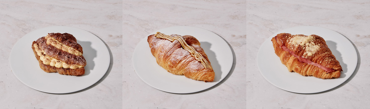 「コルネッティ ティラミス」、「コルネッティ モンブラン」（季節限定）、「コルネッティ ハムチーズ」680円