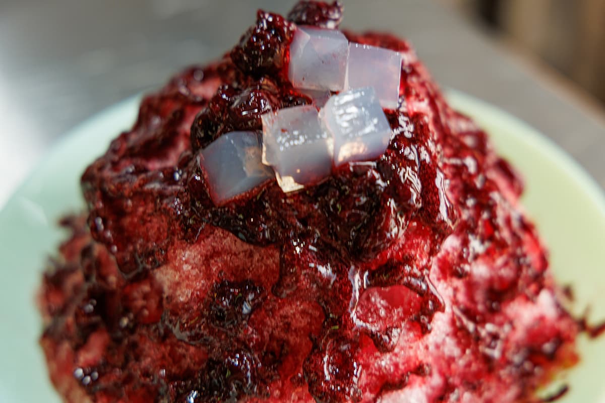 上には寒天がのっていて食感も楽しい