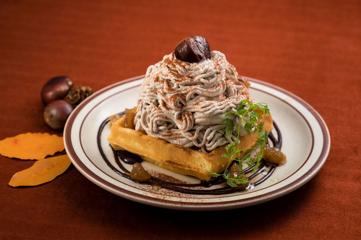 世界のビール博物館 「マロンクリームワッフル」2480円