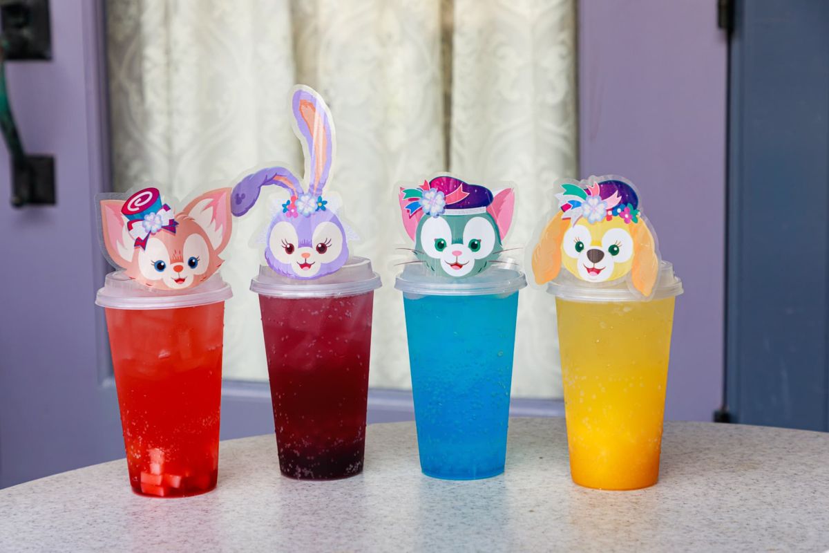 「ダッフィー＆フレンズ ソーダ」（各HK$48）