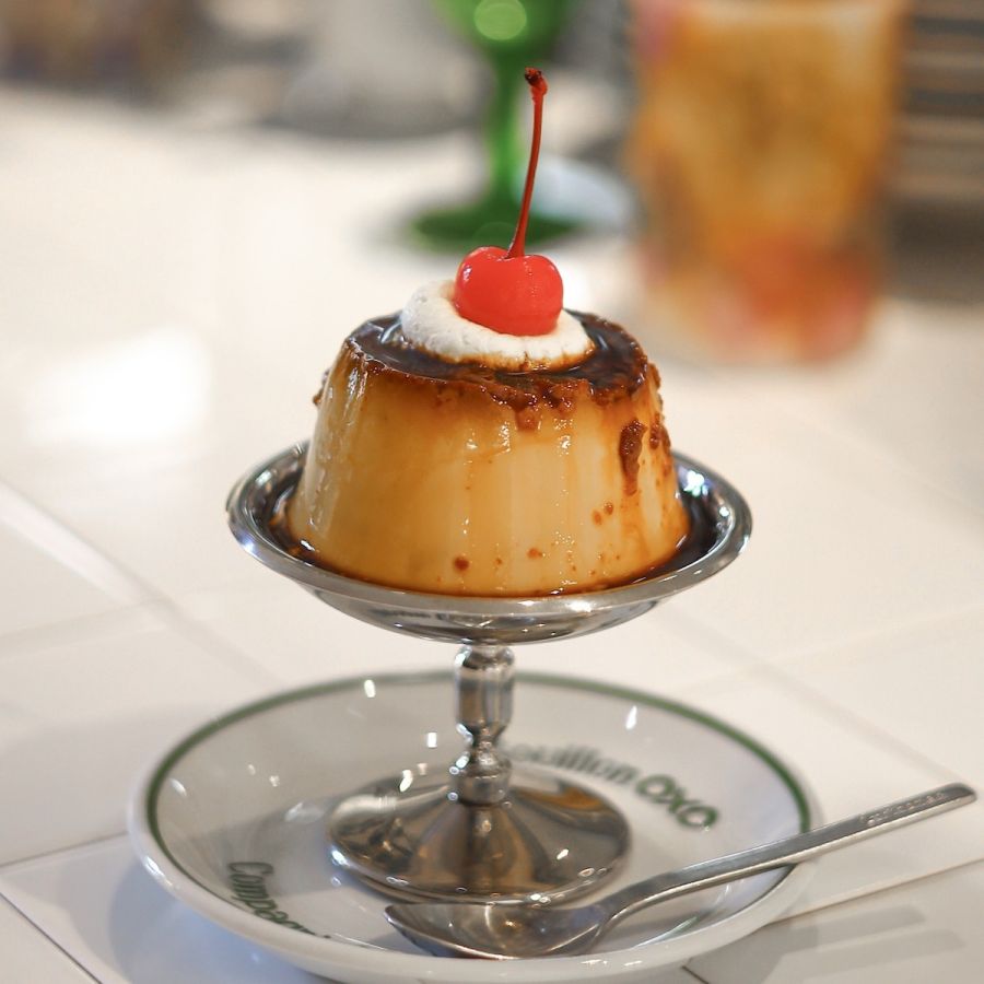 和三盆特有のやさしい甘さが心地よい「和三盆プリン」800円