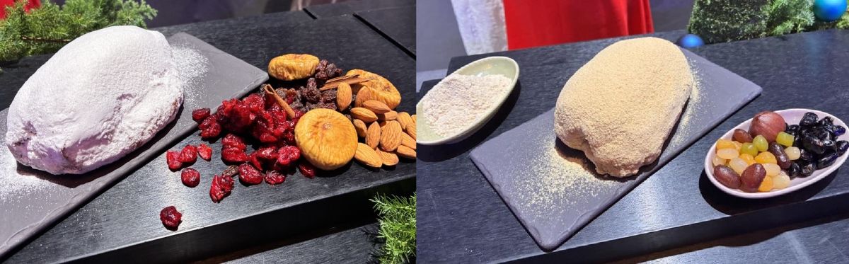 左から「シュトーレン」3800円、「ボーネン シュトーレン」3800円