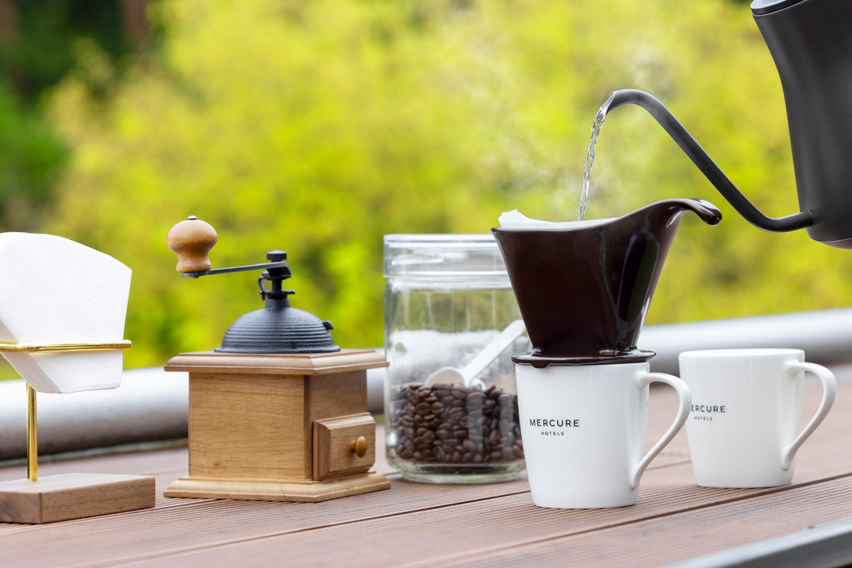 奥大山の水洗いコーヒーで特別な一杯を
