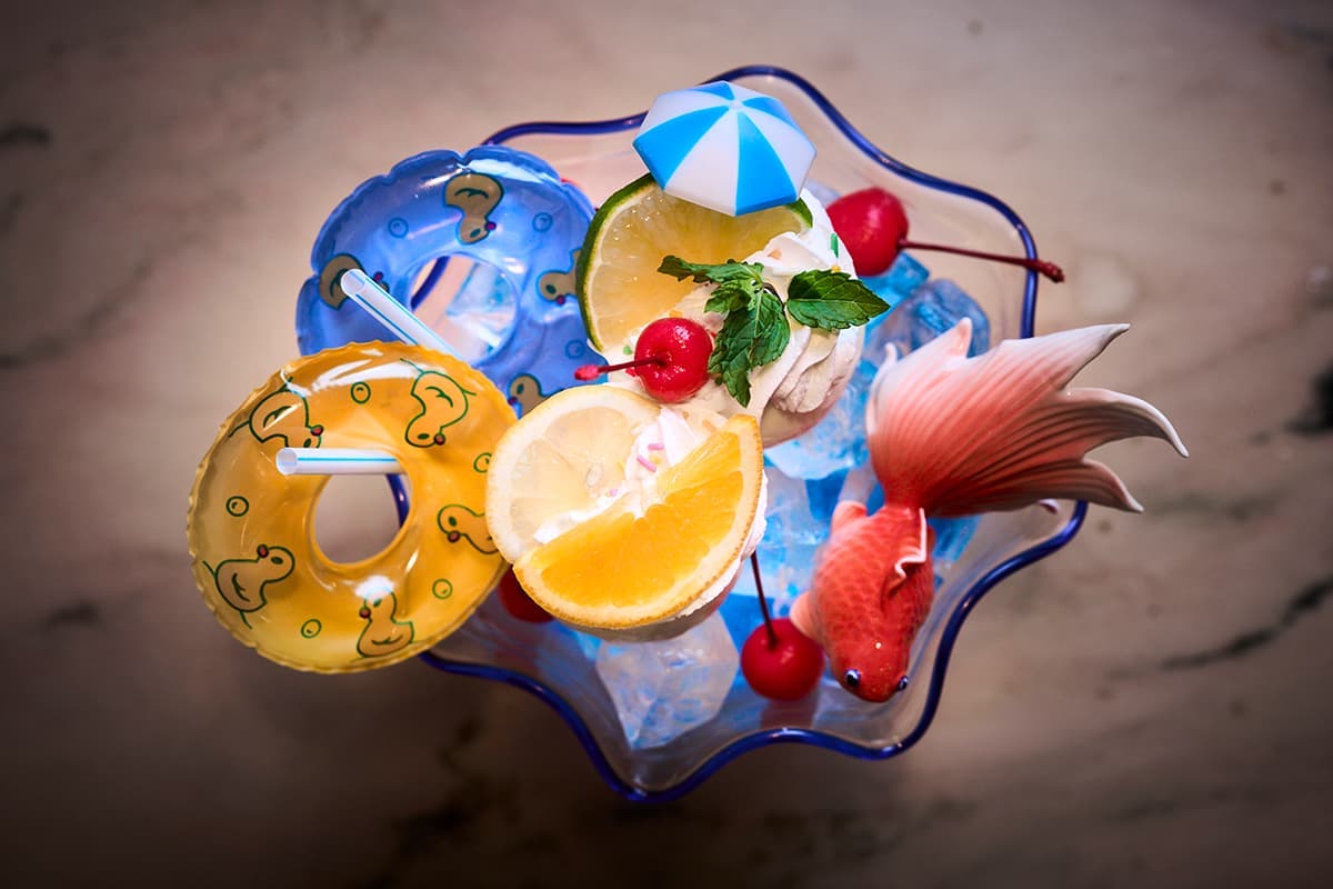 食べるのがもったいない！上から撮影してもかわいい