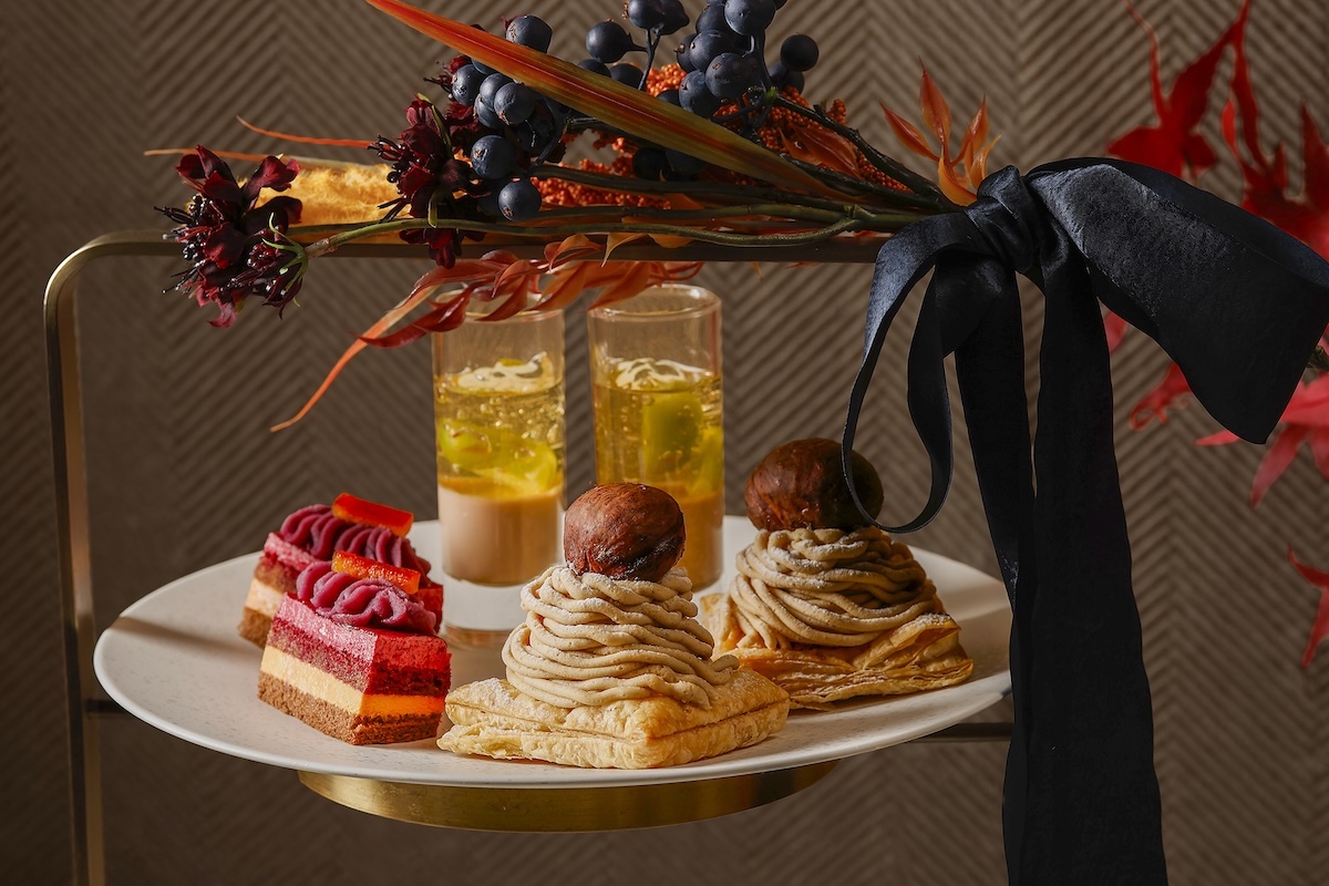 「オータムヴォヤージュアフタヌーンティー」上段