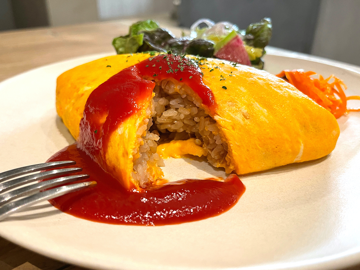 「ツナの和風オムライス」 1408円