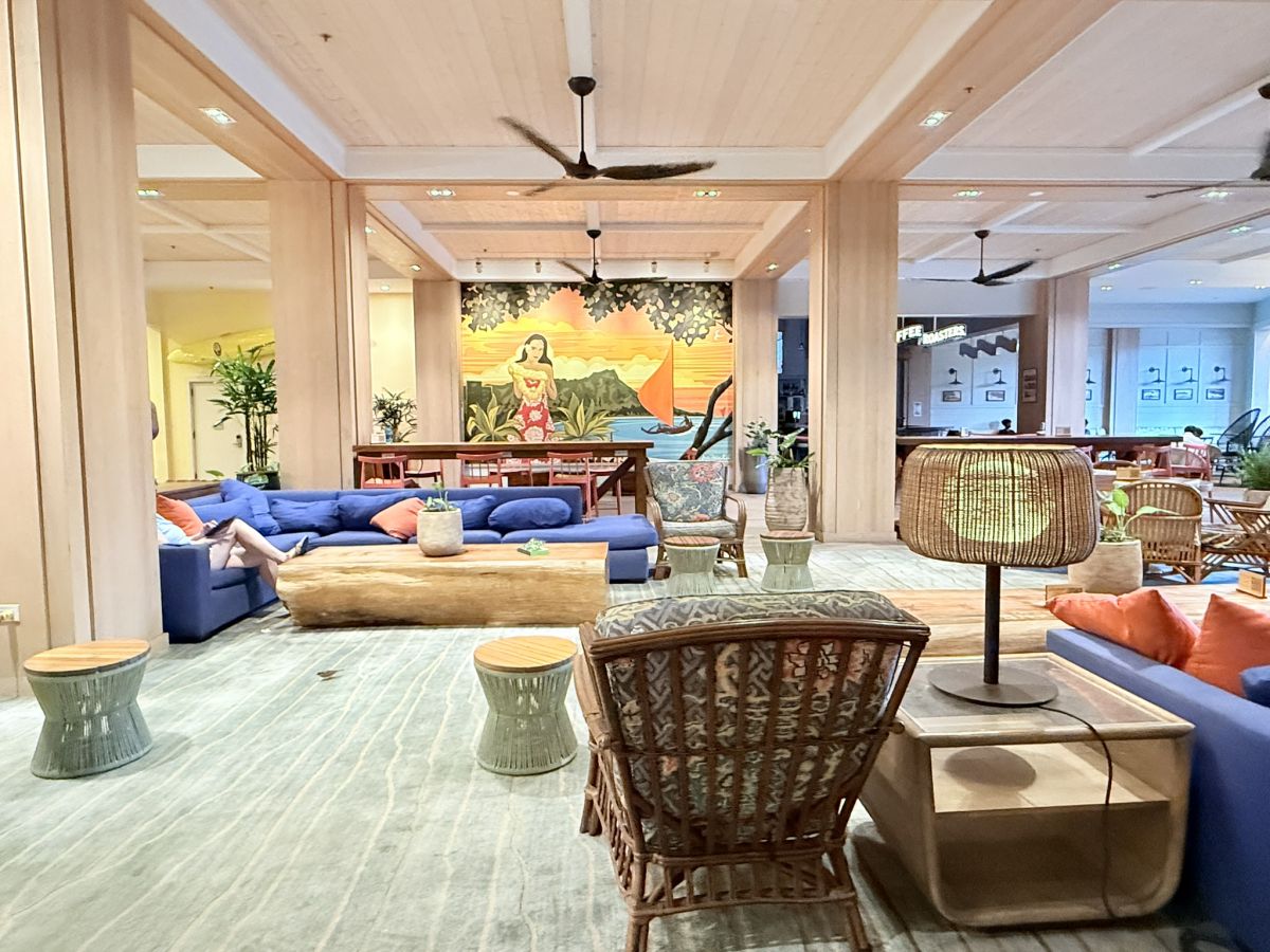 とてもおしゃれなロビー空間