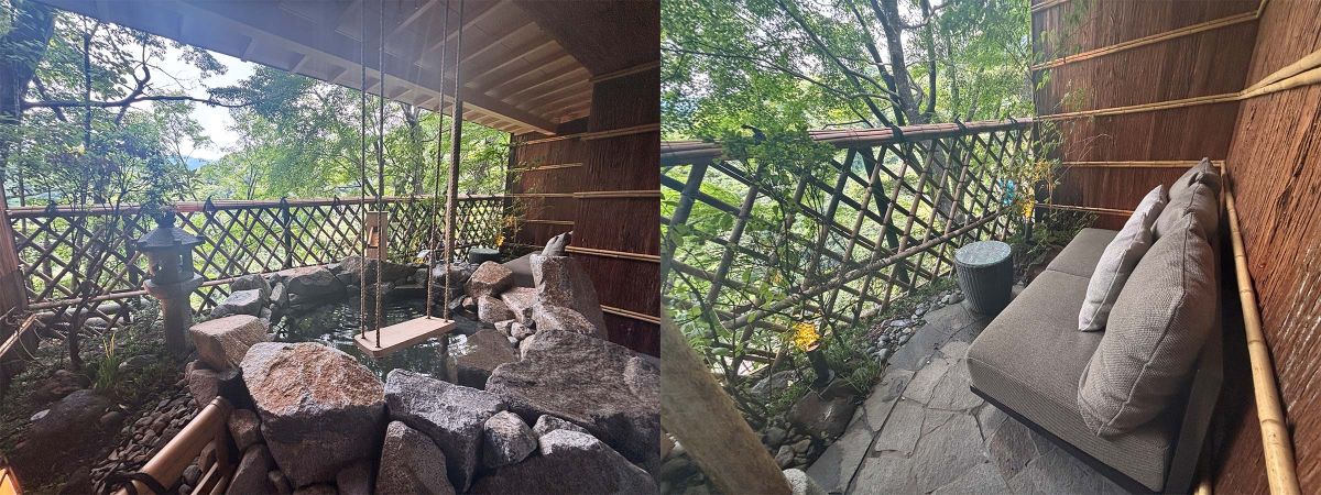 「【ラグジュアリーツイン】松原 (MATSUBARA)」の露天風呂