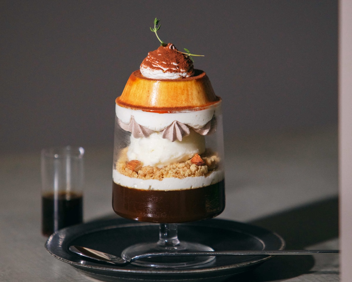 「ティラミスプリンパフェ」1400円