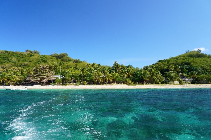 海の透明度はフィジーでも随一