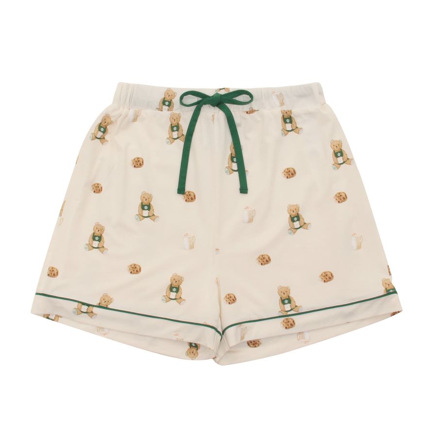 「gelato pique ベア柄カットソーショートパンツ アイボリー」　7000円