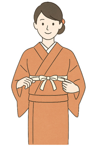 着付けイラスト 3