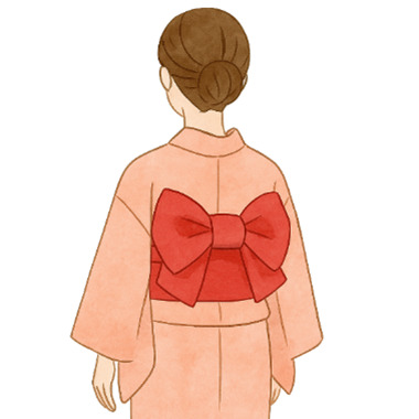 帯結びイラスト