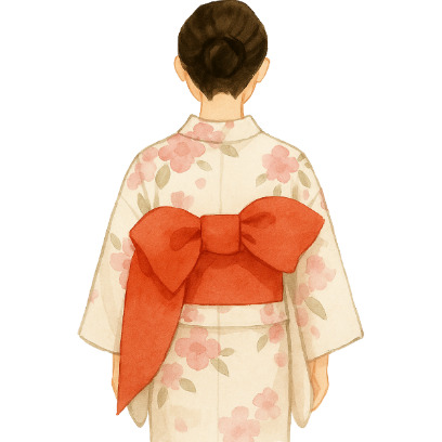 帯結びイラスト 2