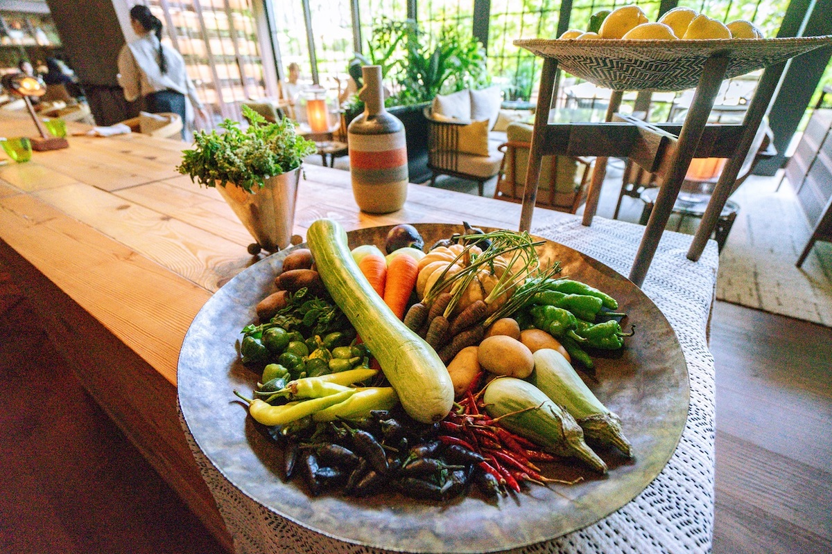 野菜たっぷりのランチ