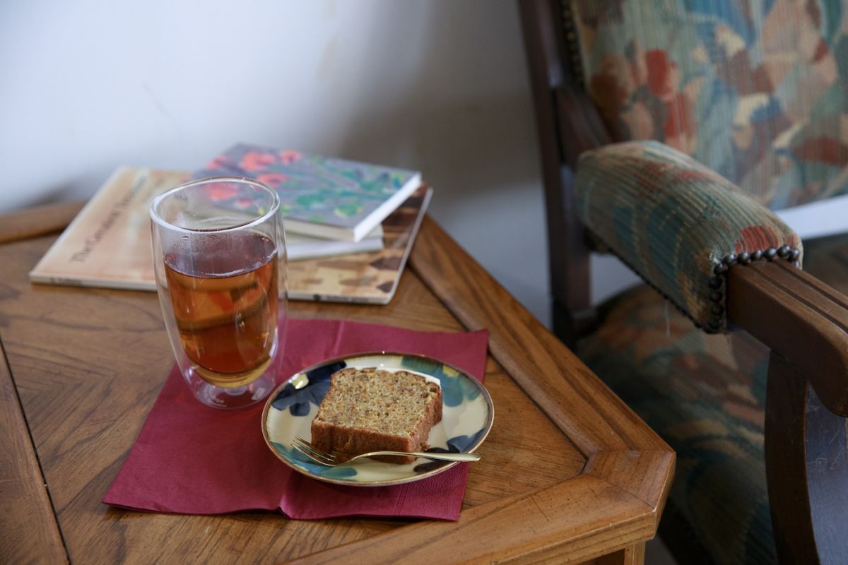 フリードリンクと「キャロットケーキ」600円