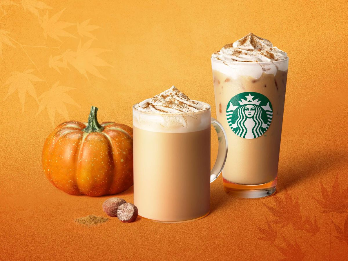 「パンプキン スパイス ラテ」Short 530円、Tall 570円、Grande 614円、Venti® 658円(持ち帰り)、 Short 540円、Tall 580円、Grande 625円、Venti® 671円(店内利用)