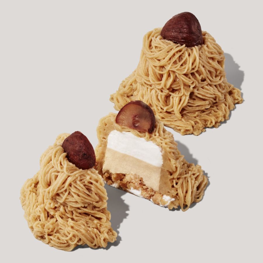 「手しぼり栗のモンブラン」590円