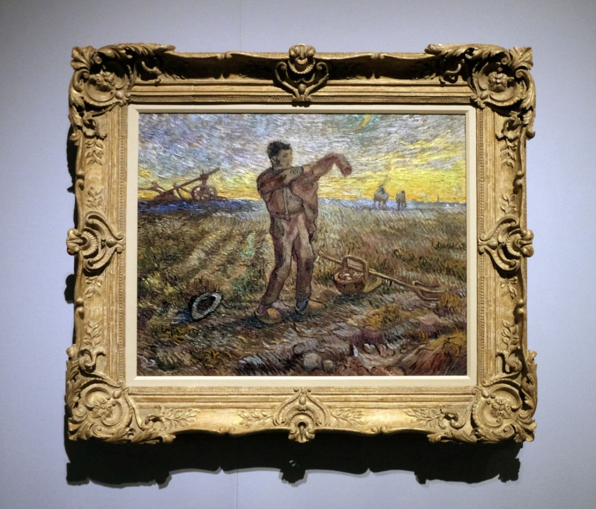 フィンセント・ファン・ゴッホ《一日の終り（ミレーによる）》1889年11月　メナード美術館