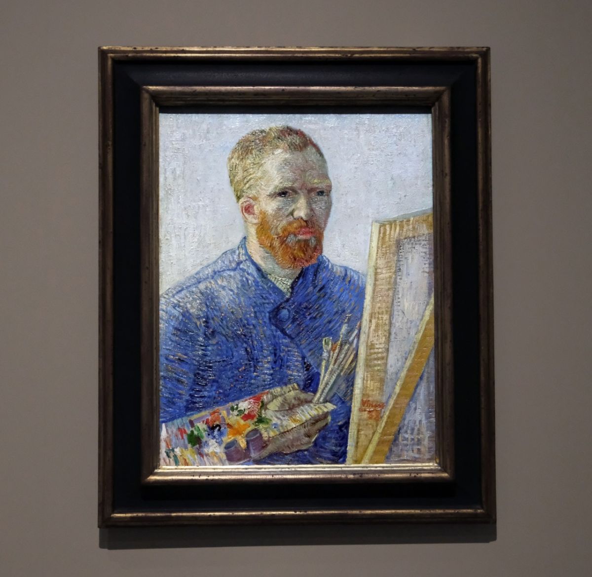 フィンセント・ファン・ゴッホ 《画家としての自画像》 1887年12月-1888年2月 ファン・ゴッホ美術館、アムステルダム(フィンセント・ファン・ゴッホ財団)